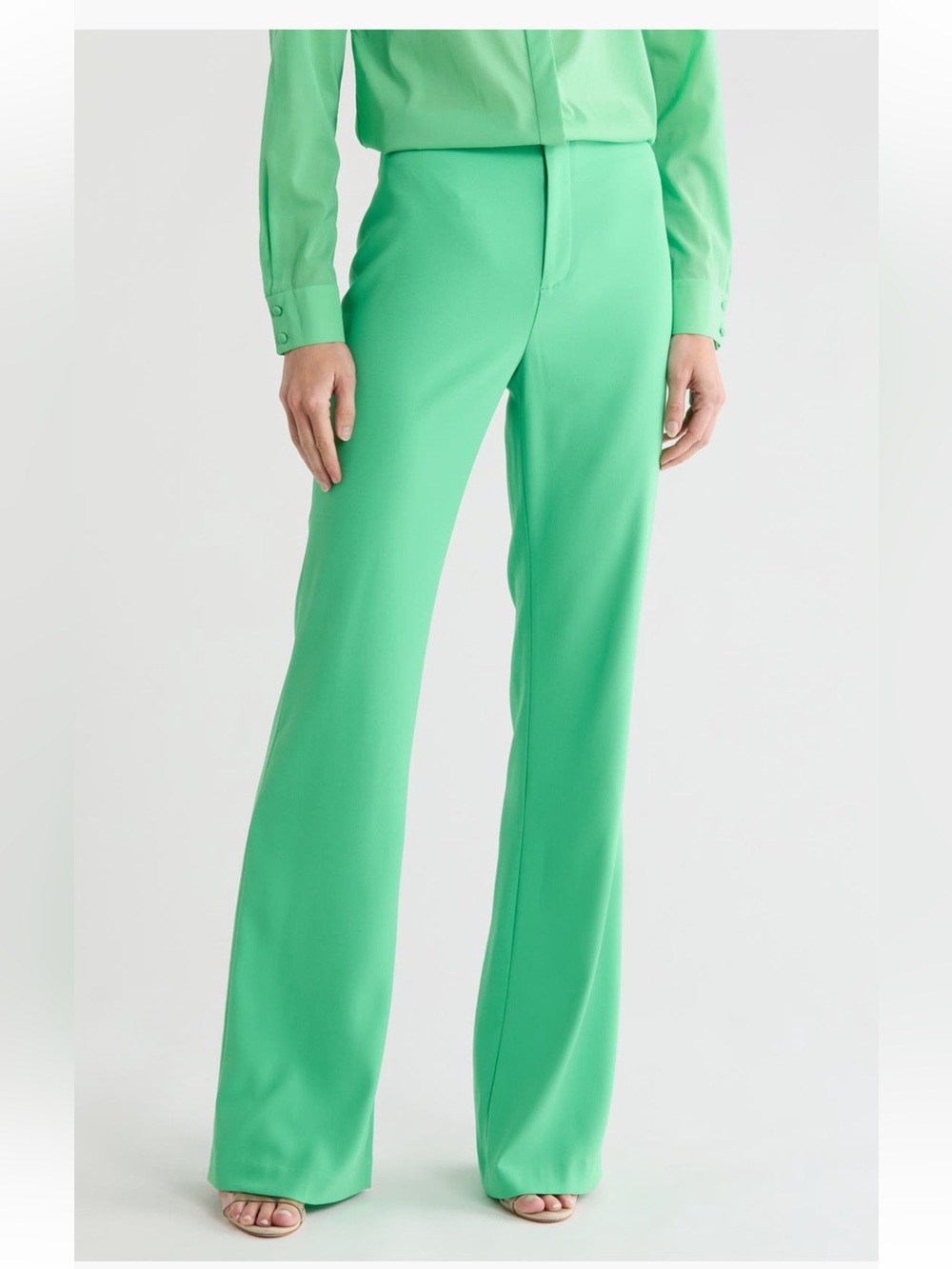Alice + Olivia Teeny Fit Flare Bootcut Pants $330